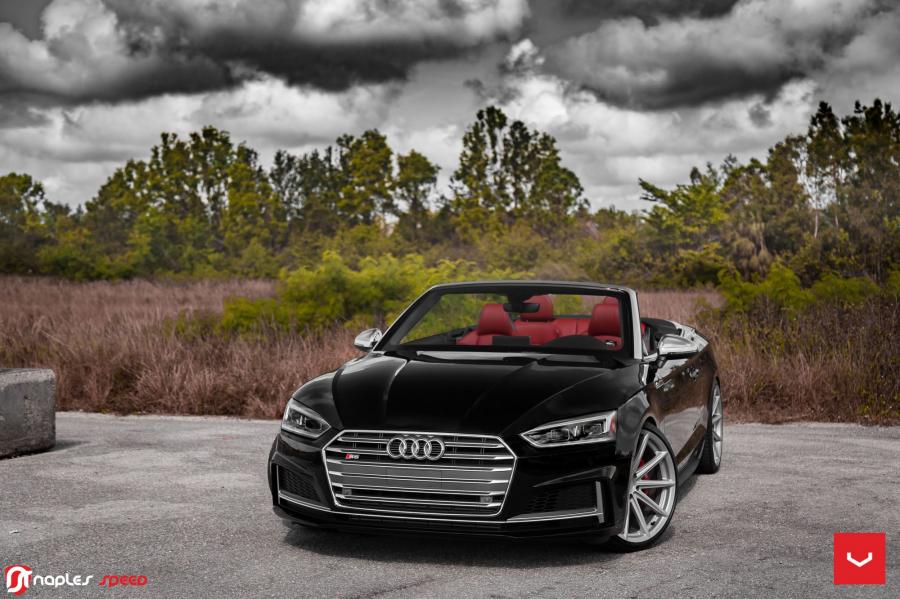  Audi S5 Cabriolet on Vossen Wheels (VFS10) 2017 года  (фото 6 из 13)